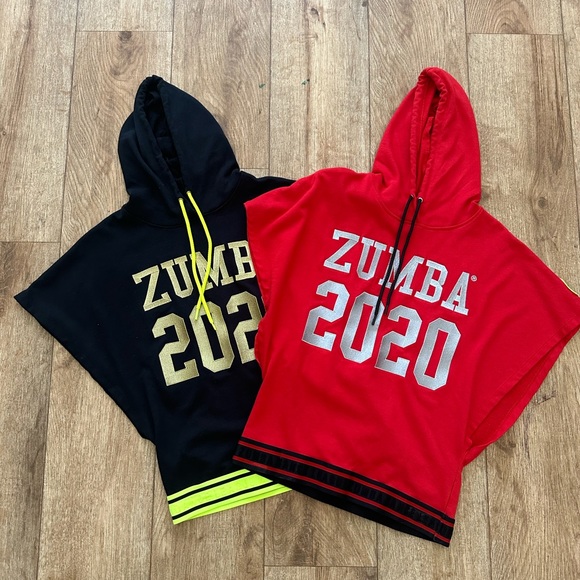 Zumba Fitness Tops - Zumba 2020 short sleeve hoodies